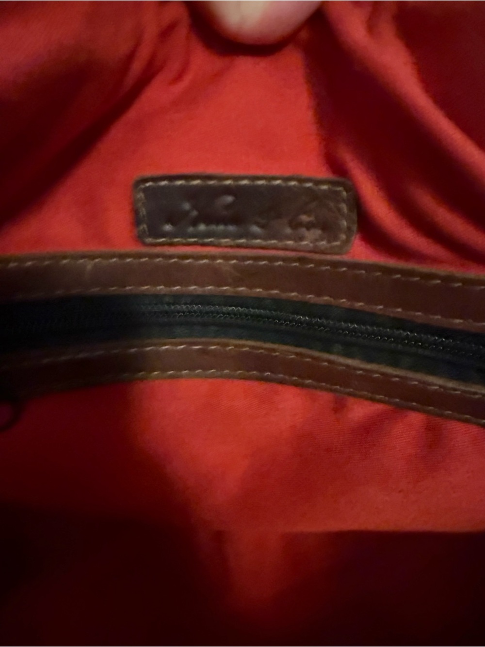 Nena & Co x Rocky Barnes Aztec Print Brown Leather Weekender Bag - Picture 8 of 14